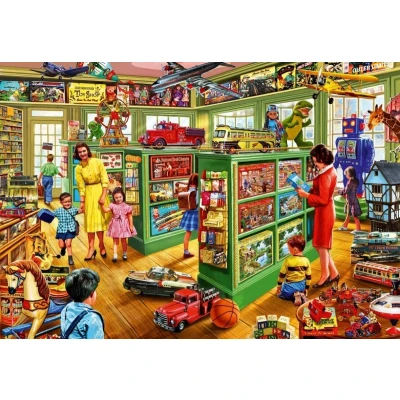 Afbeelding van Bluebird puzzel 1000 stukjes &quot;Toy shop interiors&quot; Steve Crisp