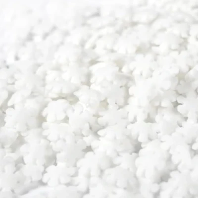 Afbeelding van Streuselheld Sneeuwglitter voor het decoreren en van allerlei soorten gebak, zoals cake, koekjes, snoep.