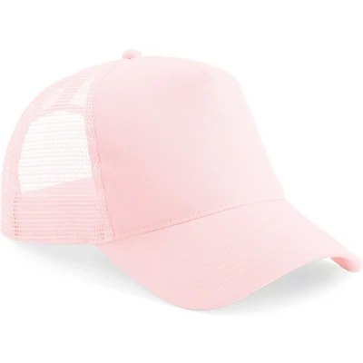 Afbeelding van Beechfield Kinderpet in mesh, verstelbaar aan de achterkant. B640B Pastel Pink