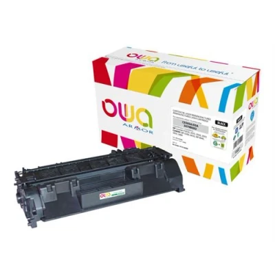 Image de OWA noir remanufacturé cartouche de toner (alternative for: HP CE505A)