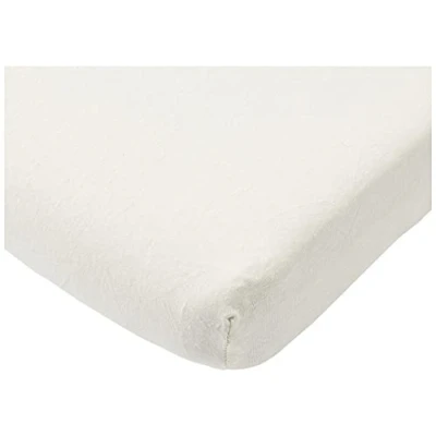 Afbeelding van roba Hoeslaken voor baby&#039;s, rekbaar, safe asleep 60 x 120 cm tot 70 140 cm, katoen, jersey, Canadees wit