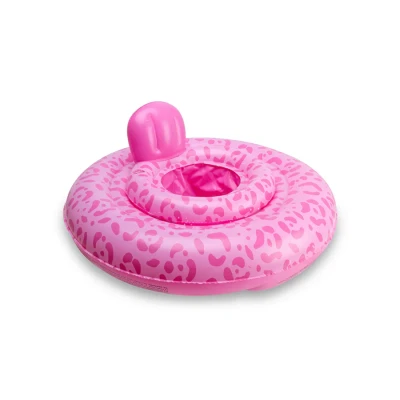 Afbeelding van Swim Essentials Roze Panterprint Baby Float 0 1 jaar