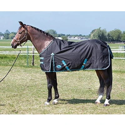 Image de Harry&#039;s Horse Couverture Imperméable Thor 0g Fleece Lining Noir 95/145