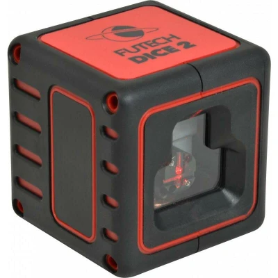 Afbeelding van Futech Dice 2 Kruislijnlaser Rood bereik: 40 meter Incl. batterijen