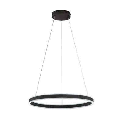 Afbeelding van Fischer &amp; Honsel Hanglamp Sirko 1x LED 40 W (incl.) Zwarte Zandgrond