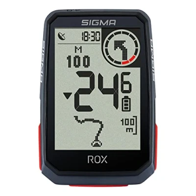 Afbeelding van Sigma ROX 4.0 GPS Black stuurhouder USB C oplaadkabel