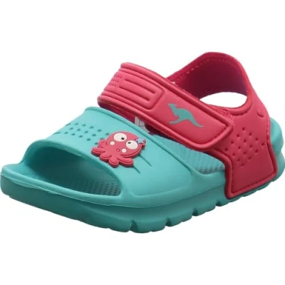 Afbeelding van KangaROOS Kangaswim II Uniseks kindersandalen, Ocean Daisy Pink, 35 EU