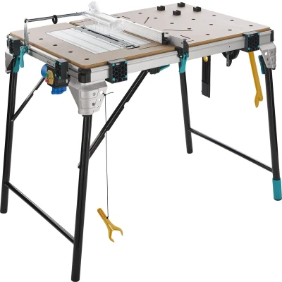 Afbeelding van Wolfcraft 6918000 master cut 2600 machinetafel EU Zwart, Zilver