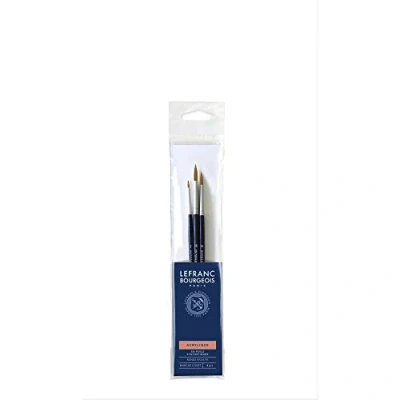 Afbeelding van Lefranc &amp; Bourgeois 300238 ronde kwast nr. 2/6/10 korte steel 3
