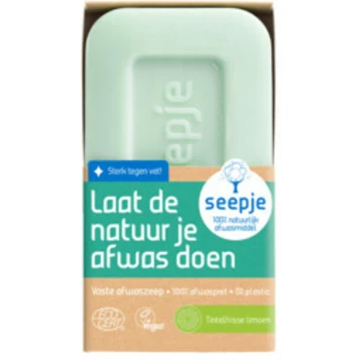 Afbeelding van 2e halve prijs: Seepje Afwaszeep Tintelfrisse Limoen Geur 120 gr