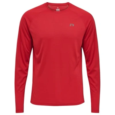Afbeelding van Newline MEN CORE Running Longsleeve, Heren, Maat: Small, Tango red
