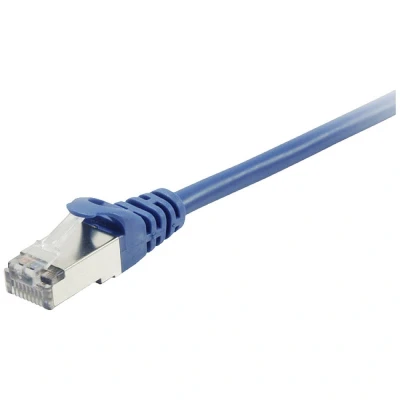 Afbeelding van Equip 605537 RJ45 Netwerkkabel, patchkabel CAT 6 S/FTP 0.50 m Blauw Vergulde steekcontacten 1 stuk(s)
