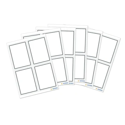 Image de Herma etiquettes pour livres, 40 x 55 mm, conception marge 5713