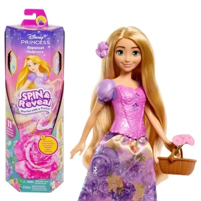 Image de Spin&amp;reveal Raiponce poupée avec surprises HTV86
