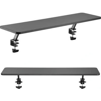 Afbeelding van Ergo Office Monitorstandaard 13&quot; 32&quot; tot max. 20kg / Tafelblad 100x26cm Planchet Tafelbevestiging Bureaubevestiging