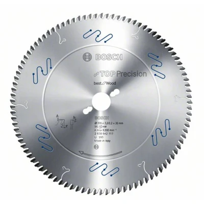 Afbeelding van Bosch Accessories Top Precision 2608642123 Hardmetaal cirkelzaagblad 400 x 30 4 mm Aantal tanden: 96 1 stuk(s)