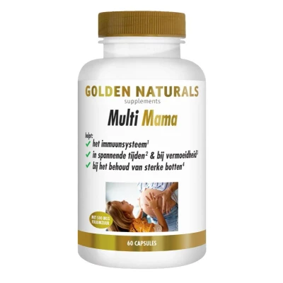 Afbeelding van Golden Naturals Multi Strong Gold Mama Capsules 60VCP