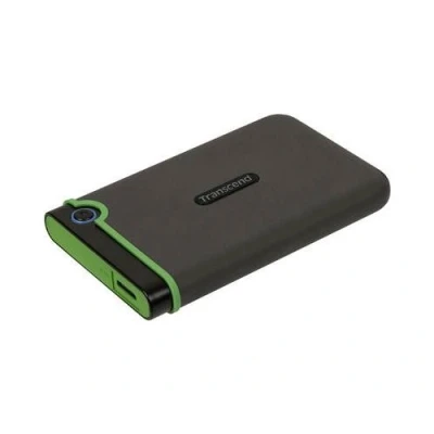 Image de Transcend StoreJet 25M3 Disque dur 1 To externe (portable) 2.5&quot; USB 3.1 Gen AES 256 bits gris de fer