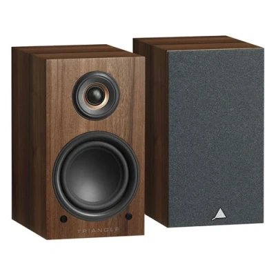 Image de Enceintes connectées Hi Fi Triangle Elara LN01A Chataignier Vendues à la paire