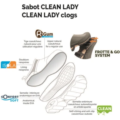 Afbeelding van Rouchette Clean Wild Neopreen laarzen voor heren, halfhoog, robuust, comfortabel en waterdicht, Camouflage