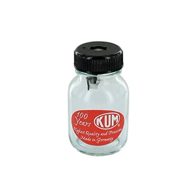 Afbeelding van Kum 106.47.11 Puntenslijper met glazen reservoir, fles M1, 1 stuk