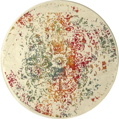 Afbeelding van Vintage Vloerkleed Michelangelo Multi Laagpolig 160 cm rond Rechthoek Polypropyleen Tapijtenloods