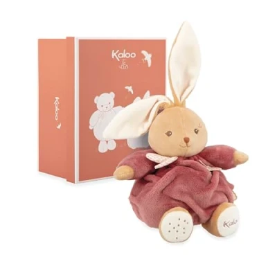 Afbeelding van KALOO Konijn Bordeaux 17 cm zacht pluche dier voor kinderen zachte metgezel vanaf de geboorte ideale maat kleine handen geboortecadeau K214009