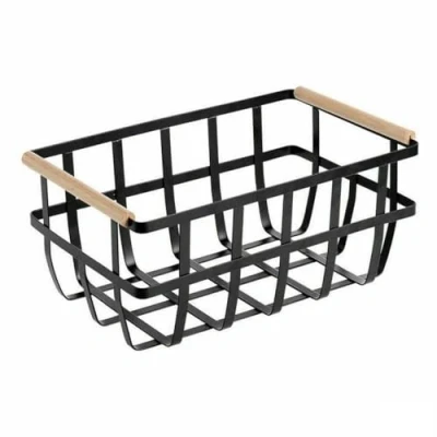 Afbeelding van Veelzijdige mand Confortime Zwart 36 x 22 15,5 cm (6 Stuks)