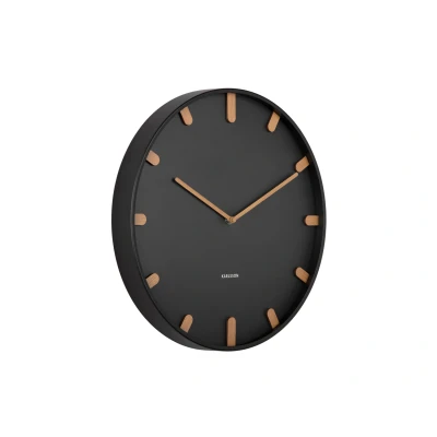 Afbeelding van Karlsson Wandklok Grace Zwart Ø40cm