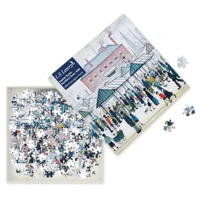 Afbeelding van Adult Jigsaw Puzzle L.S. Lowry: Market Scene, Nort