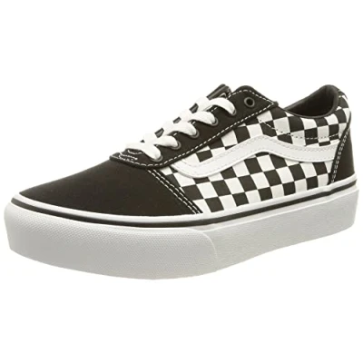 Afbeelding van VANS MY Ward Platform (Checkerboard) Black/Whte Maat 32