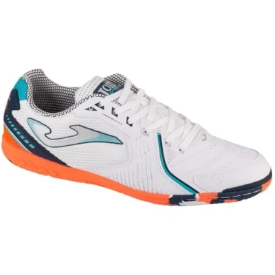 Afbeelding van Joma Dribling Zaalvoetbalschoenen, Heren, Maat: 44, White/orange Textiel/ synthetisch