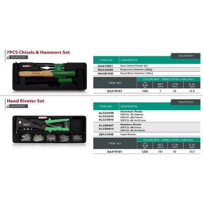 Afbeelding van TOPTUL GCAT0701W Gereedschapmodule 136 364 Kunststof