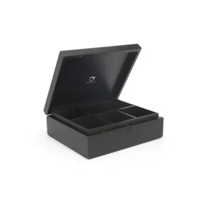 Afbeelding van Bredemeijer Tea box 6 comp. without window black