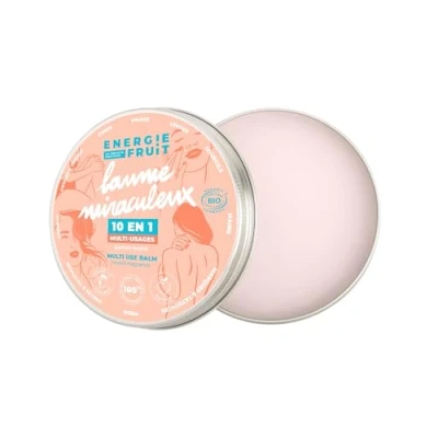 Afbeelding van ENERGIE FRUIT 10 in 1 wonderbalsem multifunctioneel lichaam en gezicht Monoï geur biologisch gecertificeerd door ECOCERT 100 ml
