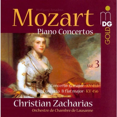 Afbeelding van Orchestre De Chambre Lausanne, Christian Zacharias Mozart: Piano Concertos Vol. 3 (CD)