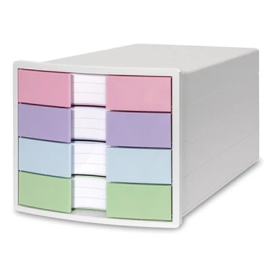 Image de HAN Impuls module de classement fermé couleur (4 tiroirs)