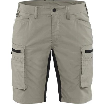 Afbeelding van Blaklader Dames Service Short met stretch 7149 1845 Stone/Zwart C30