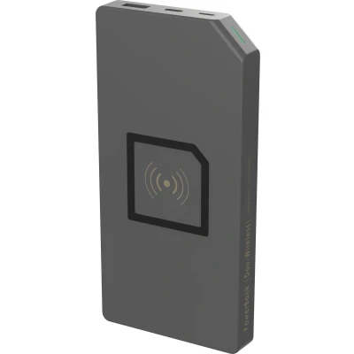 Afbeelding van Allocacoc PowerBank Duo Draadloos Grey