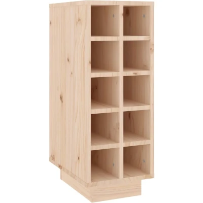 Afbeelding van Wijnkast 23X34X6 Cm Massief Grenenhout 1