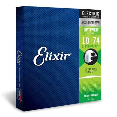 Image de Elixir Optiweb 19062 Jeu de cordes light guitare électrique 8 10/74