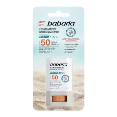 Image de BABARIA Sunscreen Stick SPF50 20GR Mixte, Negro, Seulement
