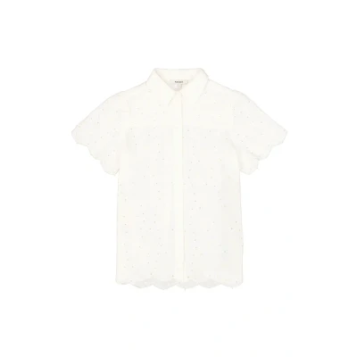 Afbeelding van GARCIA Blouse Broderie Gebroken wit S