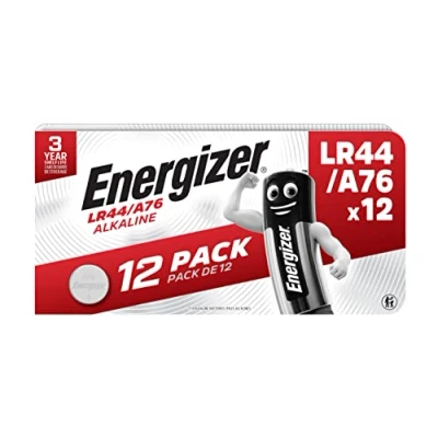 Afbeelding van Energizer Knoopcel LR44 1.5 V 12 stuk(s) 150 mAh Alkaline AG13
