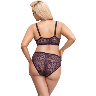 Afbeelding van Cottelli Bralette en Slip Paars