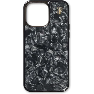 Afbeelding van iDeal of Sweden Hoesje Geschikt voor iPhone 15 Pro Max Pearlized Case Zwart
