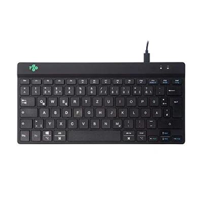 Image de R Go Compact Break Clavier USB, USB C QWERTZ Allemand noir