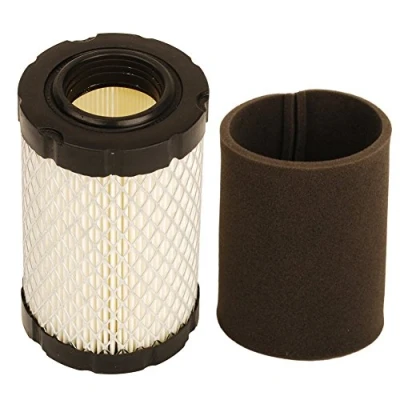 Afbeelding van Carkio Luchtfilter met Voorfilter voor Briggs en Stratton 796031 594201 591334 797704 vervangen John Deere MIU1303 GY21435 MIU13963