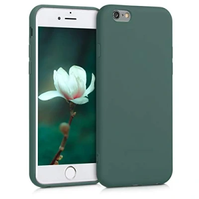Afbeelding van kwmobile telefoonhoesje geschikt voor Apple iPhone 6 / 6S Hoesje smartphone Back cover in blauwgroen