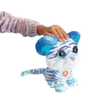 Afbeelding van FurReal Friends E9587 Sabertooth Kitty interactieve zachte knuffel Franse versie, meerkleurig